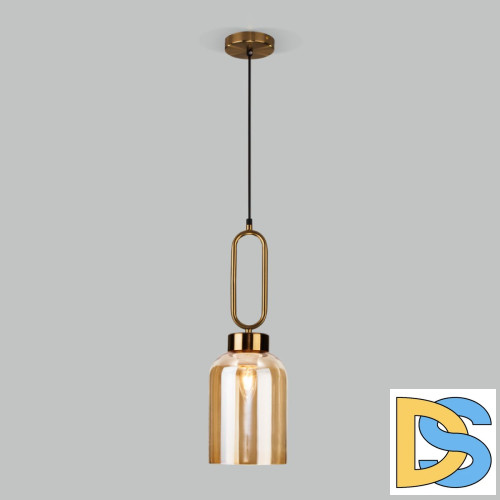 Подвесной светильник Eurosvet Flou 50229/1 янтарный