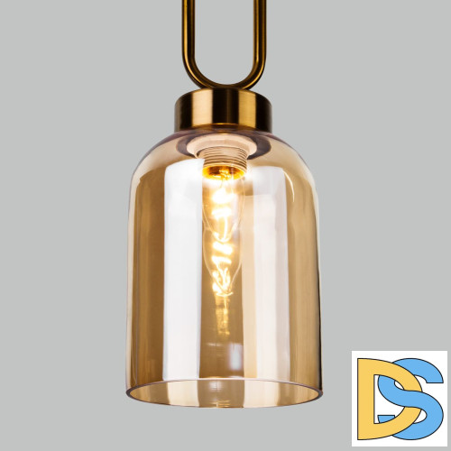 Подвесной светильник Eurosvet Flou 50229/1 янтарный