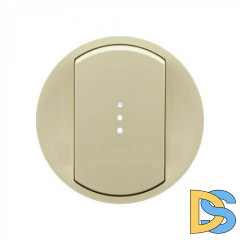 Лицевая панель Legrand Celiane выключателя одноклавишного с подсветкой слоновая кость 066210