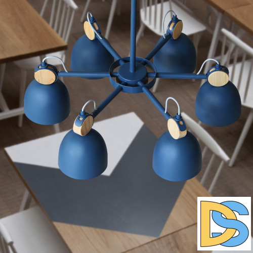 Люстра на штанге ImperiumLoft Rolla 178073-26