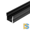 Алюминиевый профиль Arlight LINE-1715-2000 ANOD BLACK 044275