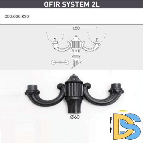 Парковый фонарь Fumagalli Globe G30.202.R20.AYF1R