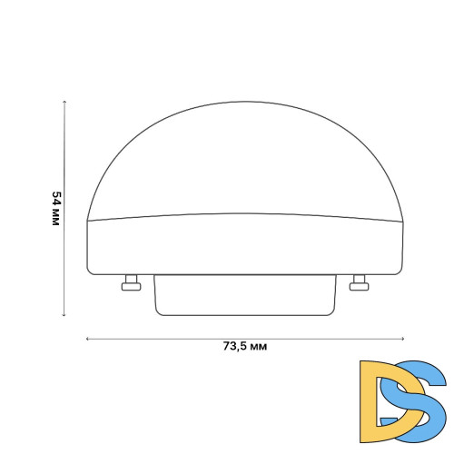 Лампа светодиодная Uniel LED-GX53-13W/3000K/GX53/FR/SPHERE PLZ02WH UL-00011790