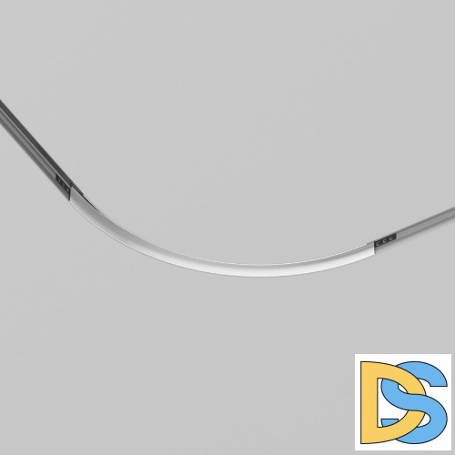 Коннектор радиусный встраиваемый Maytoni Magnetic track system Exility TRA044-angle-W