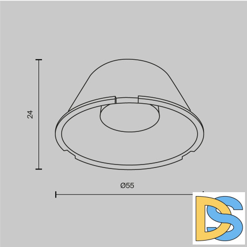 Линза Maytoni Focus Led LensD49-60