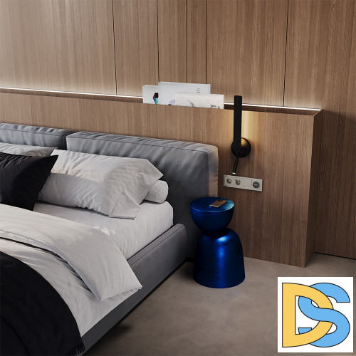 Терморегулятор электронный VOLTUM S70 с индикацией и датчиком, для теплого пола, (кашемир)