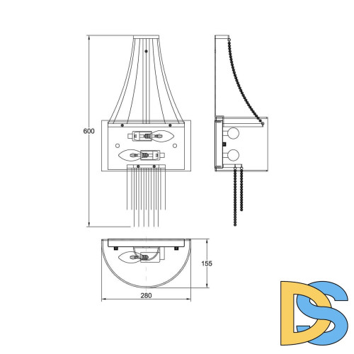 Настенный светильник Lucia Tucci Cosmopolitan W2970.2 Black