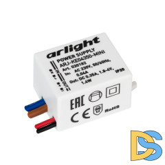 Блок питания Arlight ARJ-KE04350-Mini (1.4W, 350mA) 030182