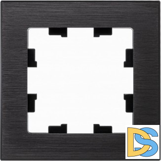 Рамка 1-ая (одинарная), Металл Оникс, серия Atlas Design Nature, Schneider Electric