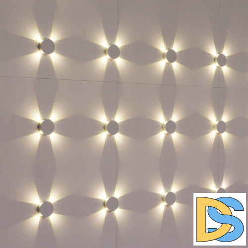 Настенный светодиодный светильник Arte Lamp Tamburello A1525AP-1WH