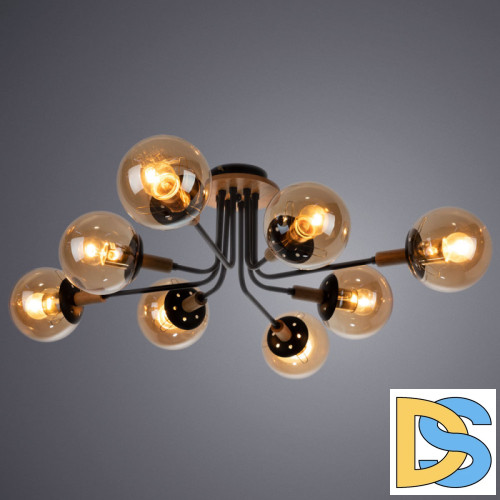 Люстра на штанге ARTE Lamp A2716PL-8BK