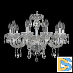Подвесная люстра Bohemia Ivele Crystal 5417/10/195 Ni Clear/M-1F
