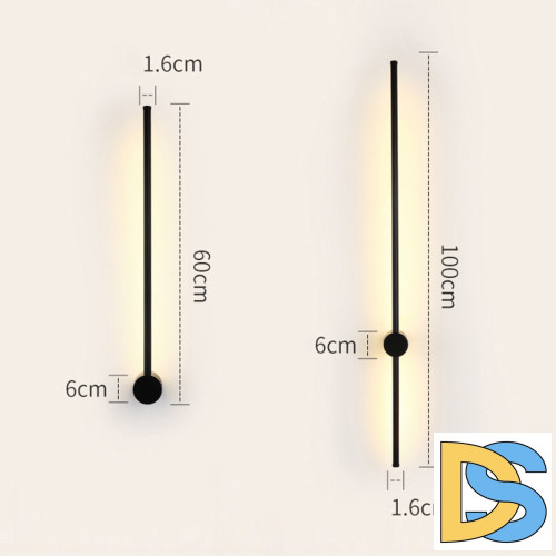 Настенный светильник Delight Collection OM8208 OM820844 black