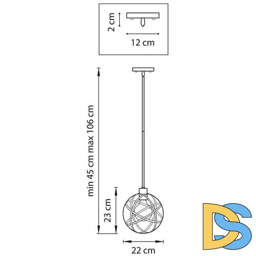 Подвесной светильник Lightstar Gabbia 732417