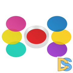 Набор светофильтров Arlight LGD-COLORFUL-SET27-R85 (WH) 047010