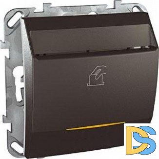 Выключатель карточный с задержкой отключения, для гостиниц, Графит, серия UNICA TOP/CLASS, Schneider Electric