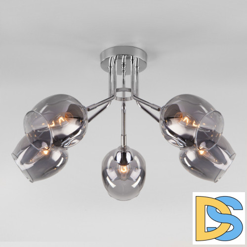 Люстра на штанге Eurosvet 30164/5 хром