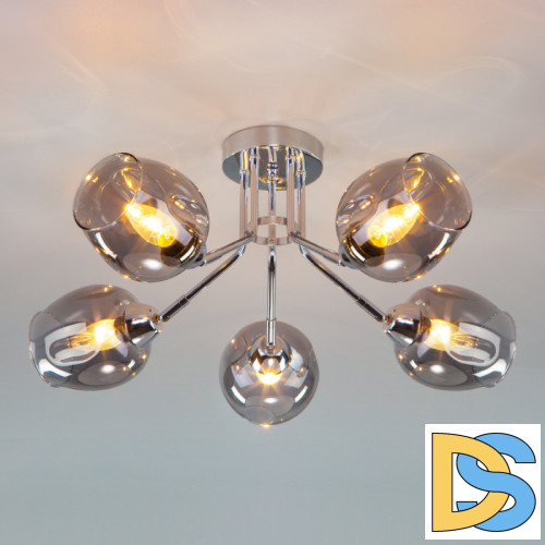 Люстра на штанге Eurosvet 30164/5 хром