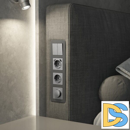 Рамка на 4 поста Werkel Acrylic графит 4690389190537 W0042704 a062132