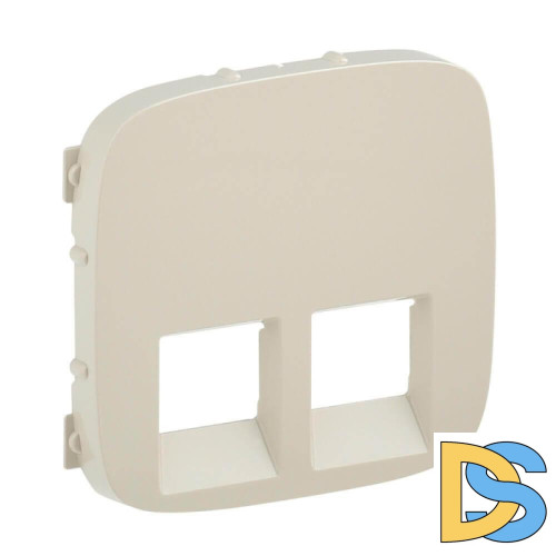 Лицевая панель Legrand Valena Allure розетки телефонной RJ-11/Ethernet RJ-45 слоновая кость 755426