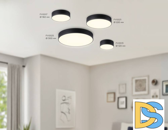 Потолочный светильник Ambrella Light Orbital Air Alum FV5513