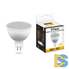 Лампа светодиодная Feron MR16 G5.3 5W 2700K матовая LB-24 25127