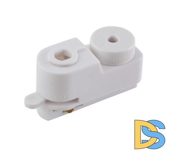 Адаптер для однофазного шинопровода Crystal Lux CLT 0.212 CLT 0.212 01 WH