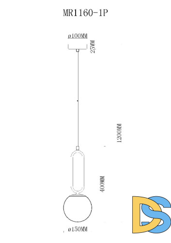 Подвесной светильник MyFar Pierre MR1160-1P