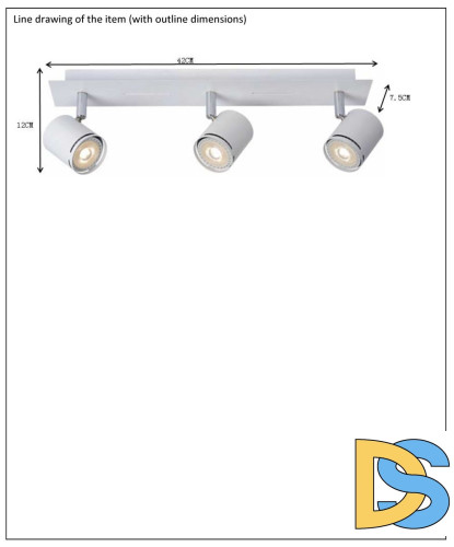 Светодиодный спот Lucide Rilou 26994/15/31