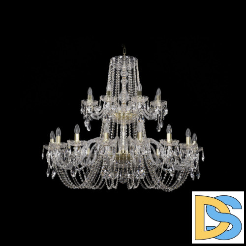 Подвесная люстра Bohemia Ivele Crystal 1402/16+8/400/2d G