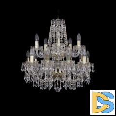 Подвесная люстра Bohemia Ivele Crystal 1403/10+5/195/2d G