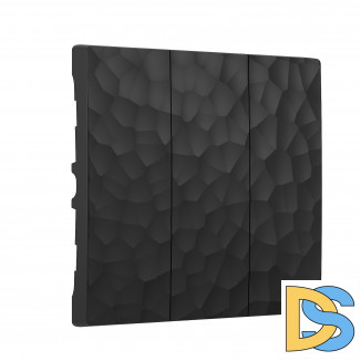 Набор клавиш для выключателя трехклавишного (черный) W1239008