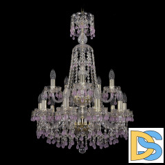 Подвесная люстра Bohemia Ivele Crystal 1410/10+5/195/XL-84/2d G V7010