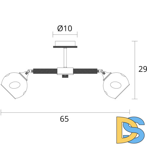 Люстра на штанге Arte Lamp Branson A4370PL-3BR