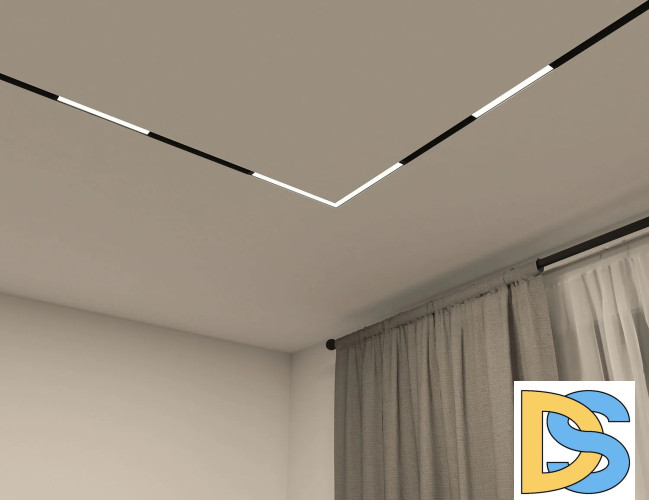 Трековый светодиодный светильник Denkirs Smart Linear DK8014-BK