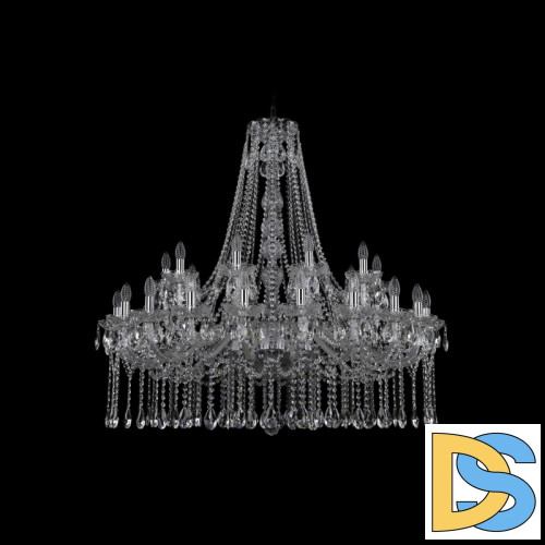 Подвесная люстра Bohemia Ivele Crystal 1413/20+10/400/h-109 Ni