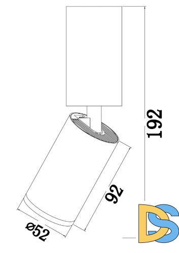 Спот Maytoni FOCUS S C051CL-01B