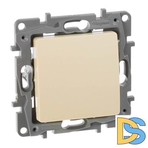 Выключатель одноклавишный Legrand Etika 10A 250V слоновая кость 672301