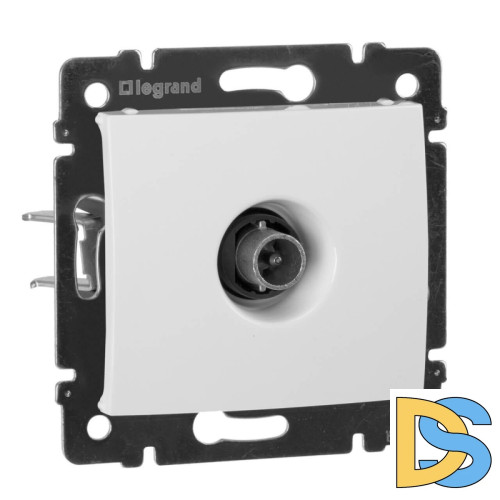 Розетка TV проходная Legrand Valena белая 774431