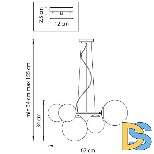 Подвесная люстра Lightstar 815057