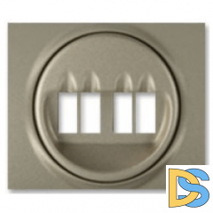 Лицевая панель для двойной аудиорозетки Legrand Galea Life - титан