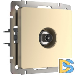 ТВ-розетка оконечная Werkel (шампань) W1183011