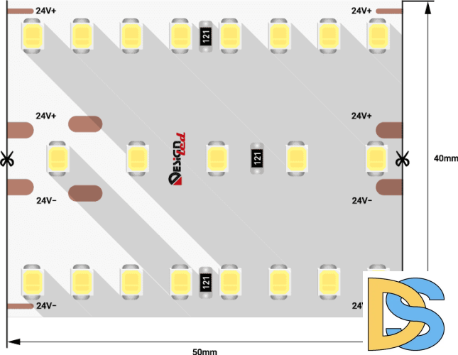 Светодиодная лента DesignLed DSG2420-24-NW-33 003247