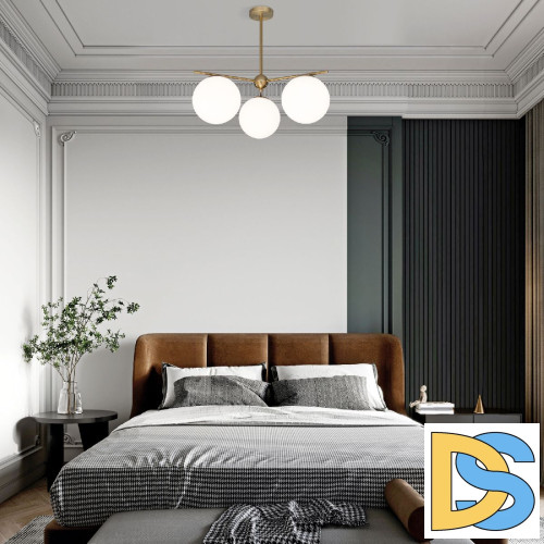 Люстра на штанге Eurosvet Marbella 60147/3 латунь a063853