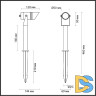Грунтовый светильник Odeon Light Nature Stima 6648/6GL3