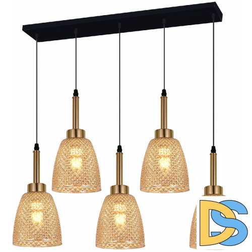 Подвесная люстра Reluce 09011-0.9-05L AMBER