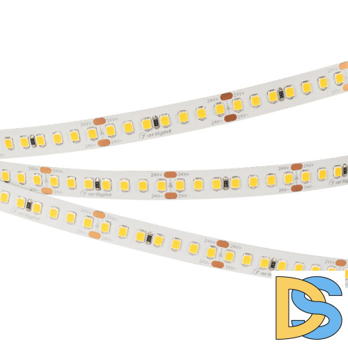 Светодиодная лента Arlight RT-A168-10mm 24V Warm3500 (17 W/m, IP20, 2835, 5m) 028602(2)