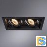 Встраиваемый светильник Arte Lamp Canis A6661PL-2BK