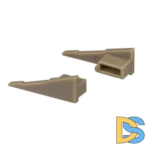 Комплект заглушек Arlight SL-MINI-SHELF-H8 OLIVE GREY 038810