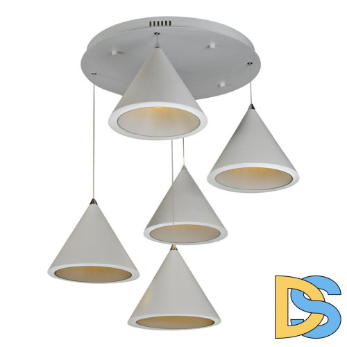 Подвесная светодиодная люстра iLedex Moon WL8858-5 WH